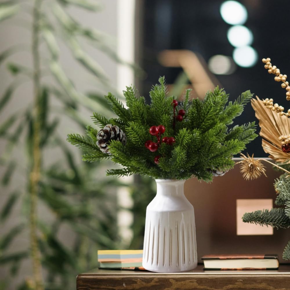 Desk Setup Plants - 20/50 szt. Sztuczne rośliny Choinka Dekoracja