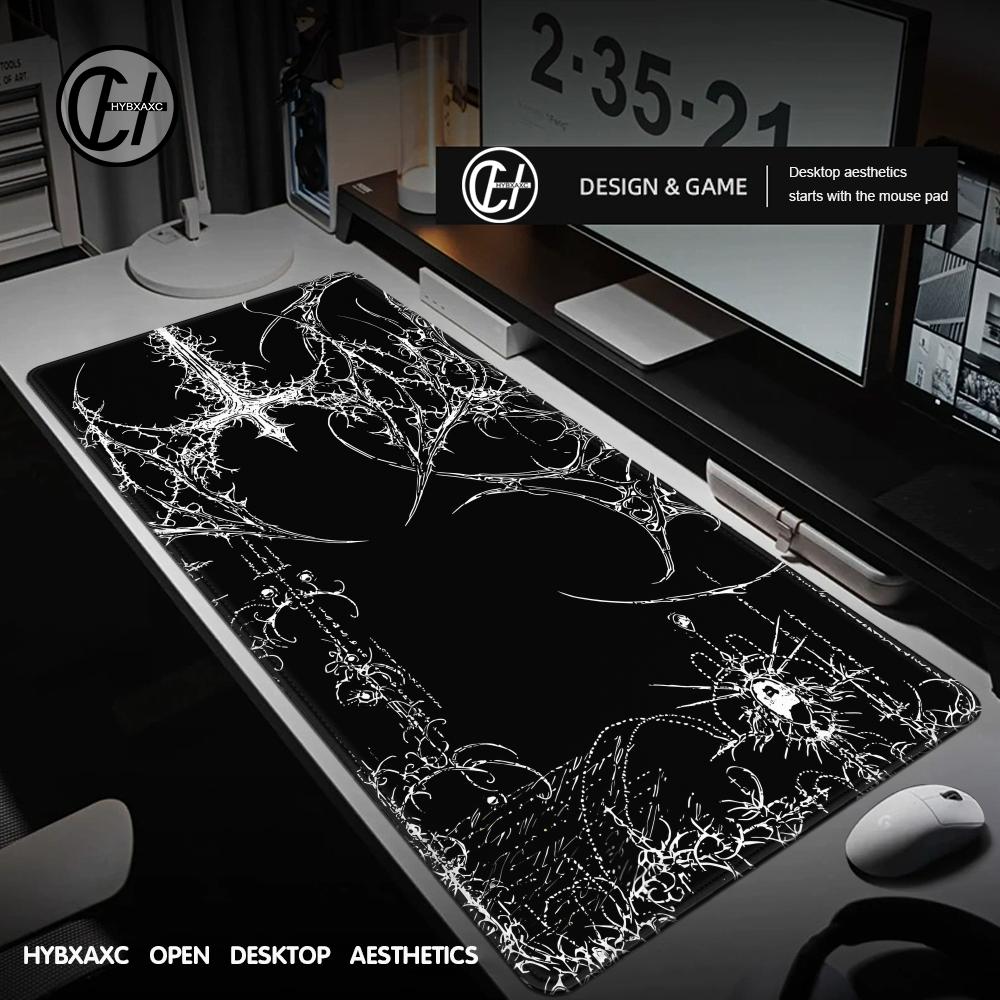 Desk Setup Black - Czarno-biała podkładka na biurko w stylu