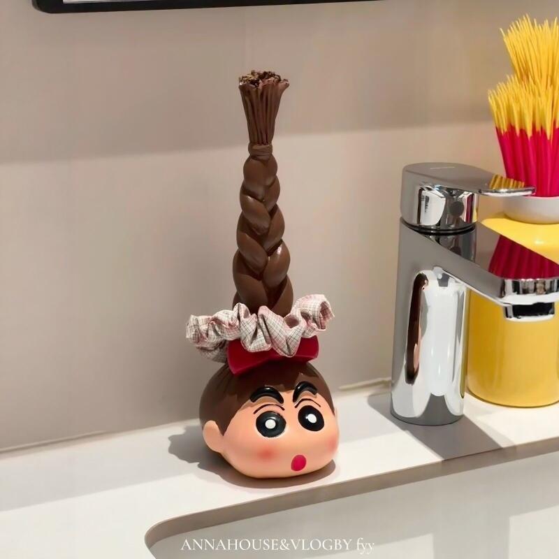 Desk Setup Organization - Uroczy Stojak na Gumki do Włosów