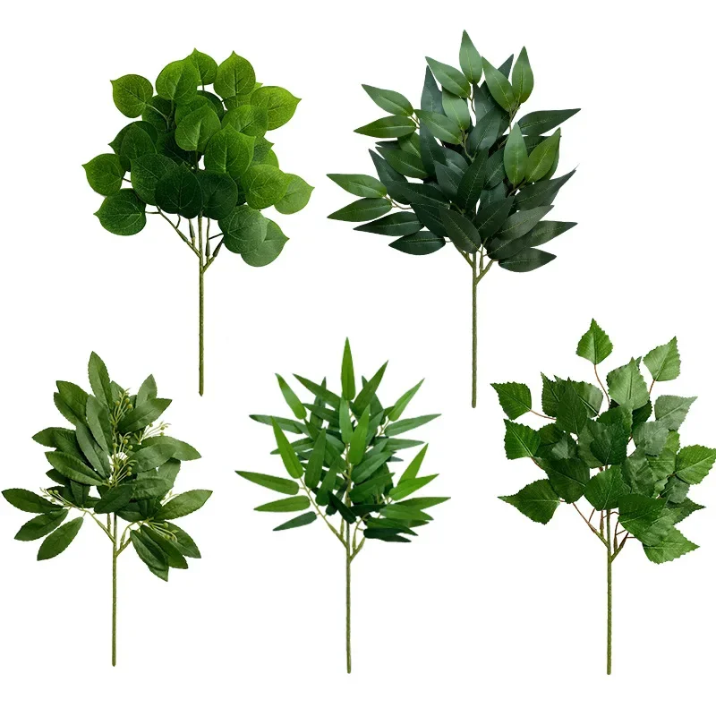 Desk Setup Plants - Symulowany stół z liści jabłoni Dekoracja
