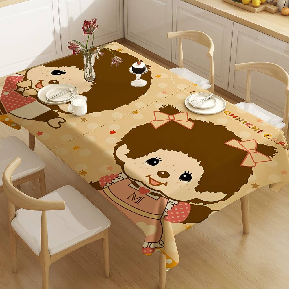 Desk Setup Wallpaper - Popularny obrus z logo M-Monchhichi, modny