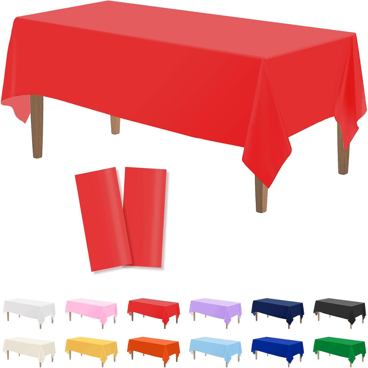 Desk Setup Wallpaper - Obrus Jednolity Kolor Jednorazowy na Przyjęcia