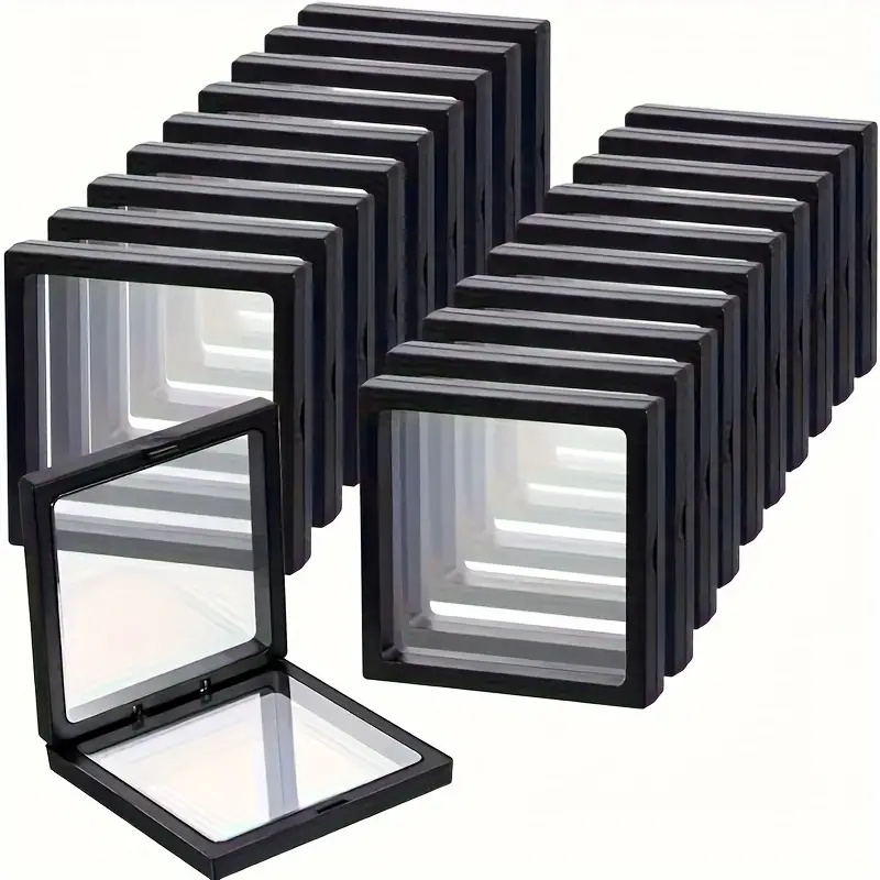 Cable Box Organizer - 20 szt. Przezroczyste pudełka 3D z