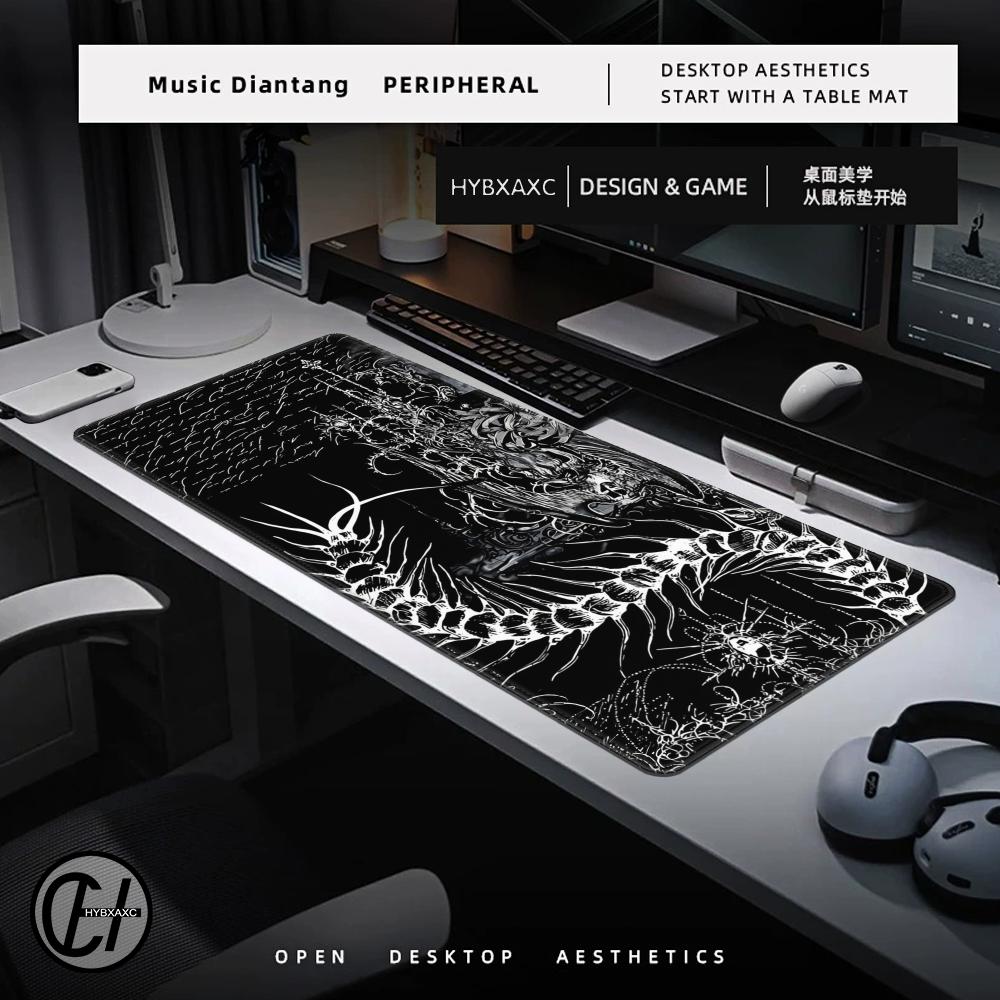 Czarno-biała podkładka na biur – Desk Setup Black recenzja i cena
