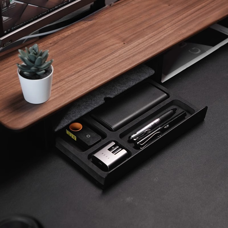 Podstawka pod monitor z szufla – Desk Setup Home Office recenzja i cena
