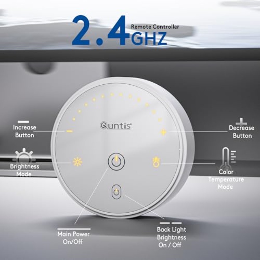 Listwa świetlna z pilotem, chr – Desk Setup Home Office recenzja i cena