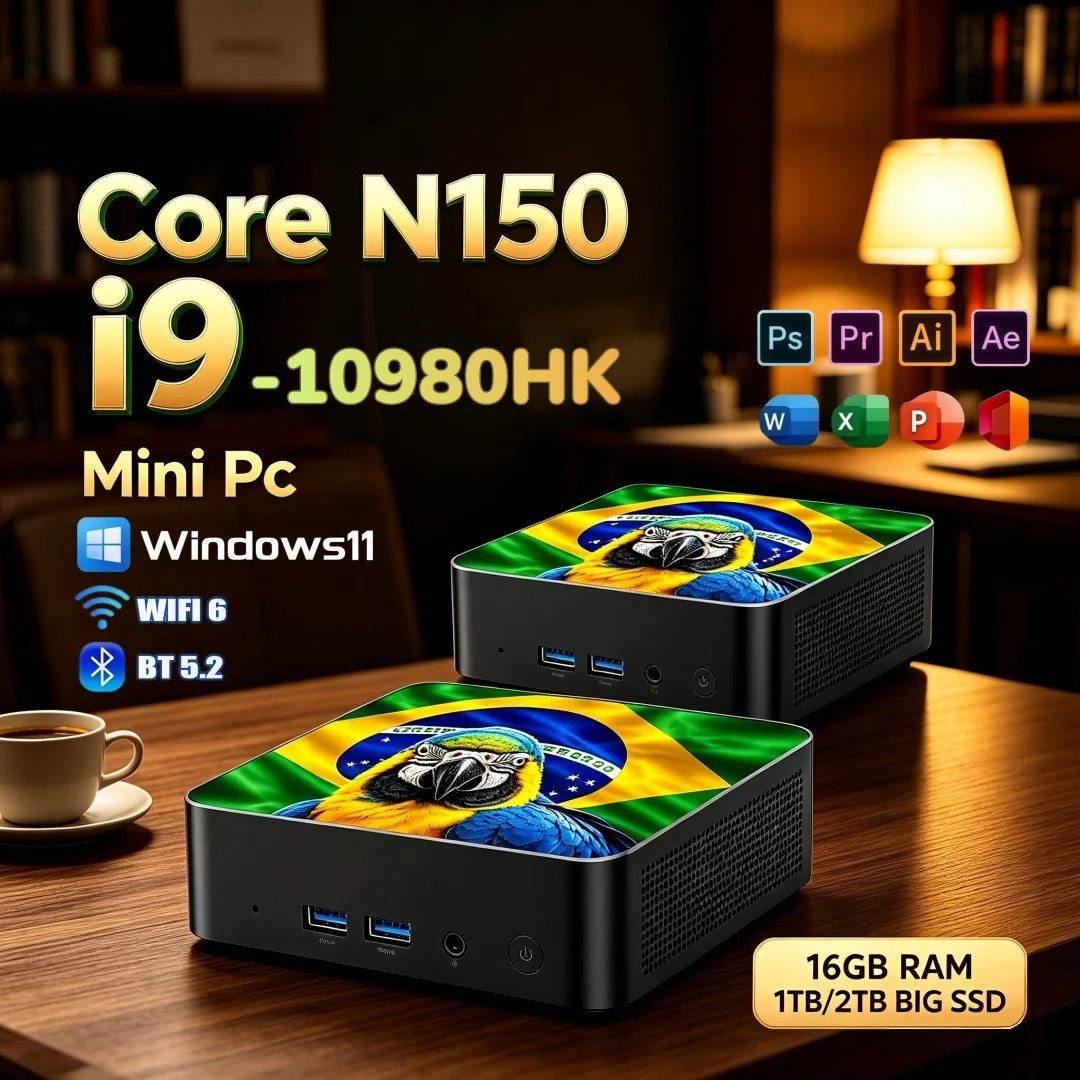 Mini PC I9‑10980HK Core N150 1 – Desk Setup Study recenzja i cena