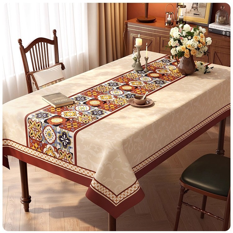 Obrus z motywem mandali w styl – Desk Setup Wallpaper recenzja i cena