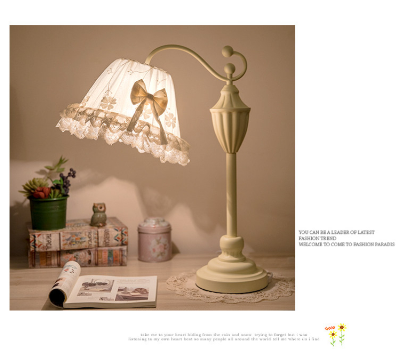 Księżniczka tkaniny lampy stoł – Desk Setup Wallpaper recenzja i cena