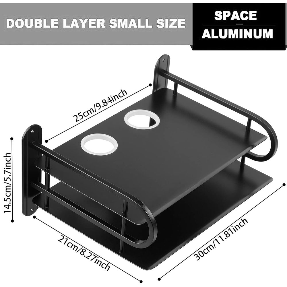 Czarna metalowa skrzynka do pr – Cable Box Organizer recenzja i cena
