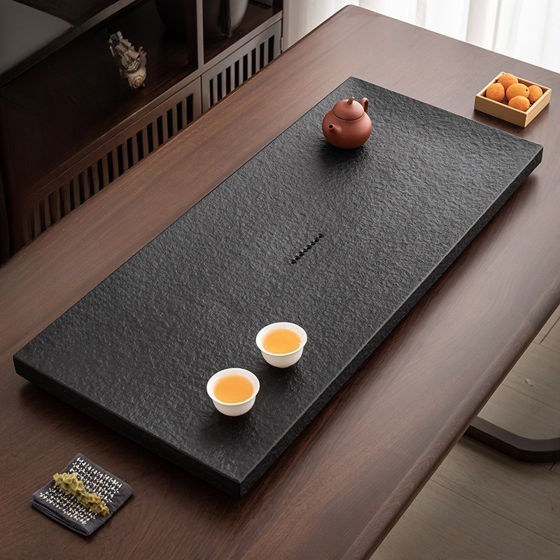 Naturalna czarna kamienna taca – Desk Setup Black recenzja i cena