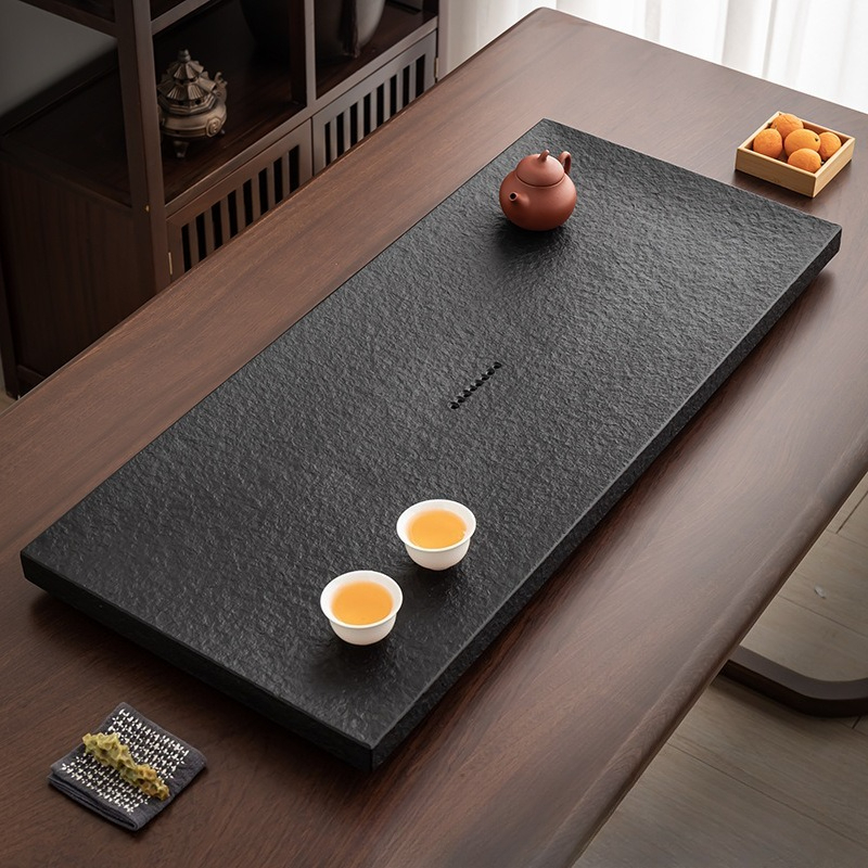Naturalna czarna kamienna taca – Desk Setup Black recenzja i cena