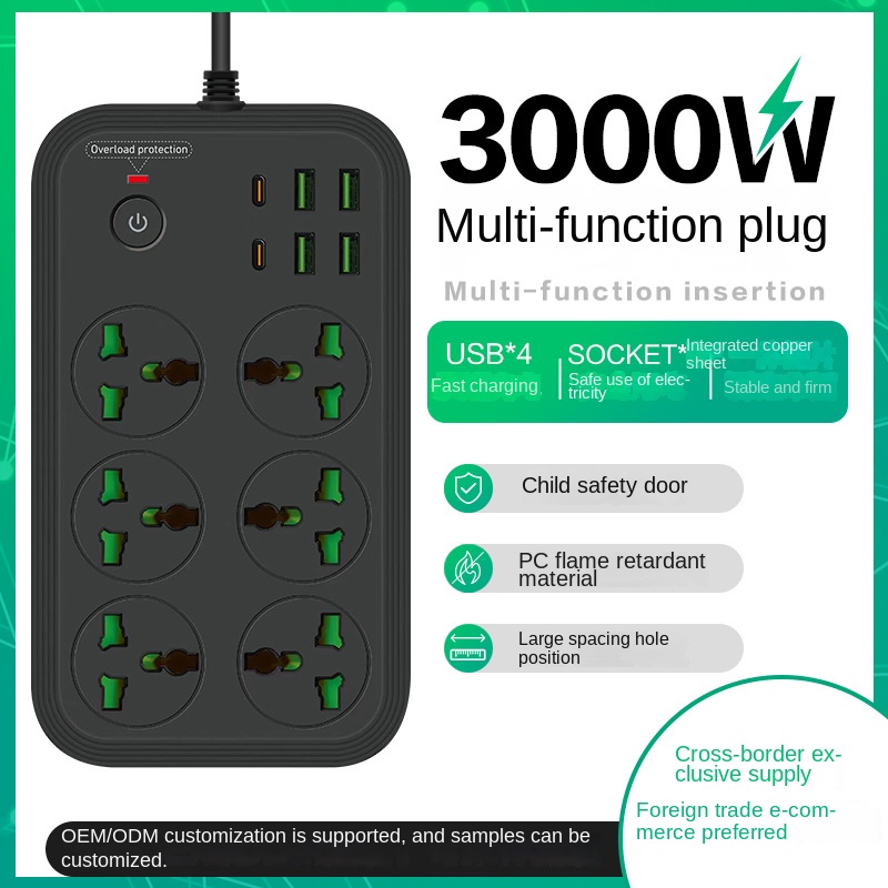 13A Uniwersalne listwy zasilaj – Power Strip Flat recenzja i cena