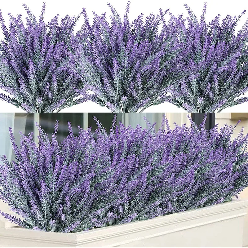 1 pakiet fioletowych sztucznyc – Desk Setup Plants recenzja i cena