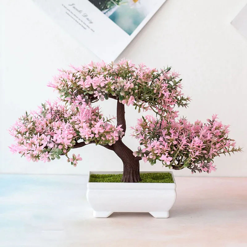 Sztuczne rośliny Bonsai Fałszy – Desk Setup Plants recenzja i cena