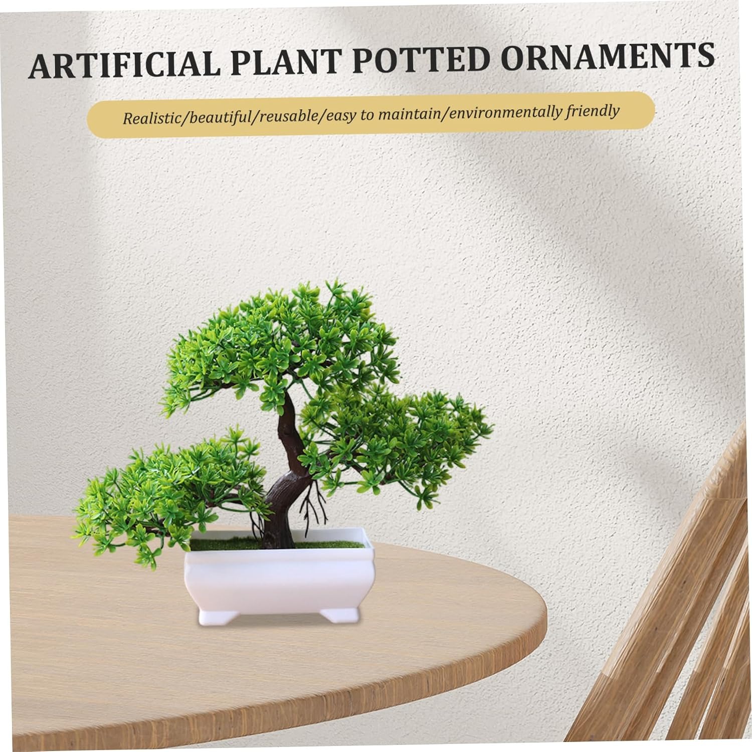 1/2 szt. Sztuczne drzewko bons – Desk Setup Plants recenzja i cena